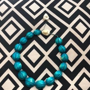 Ocean waves Hand made, hand painted choker exotic